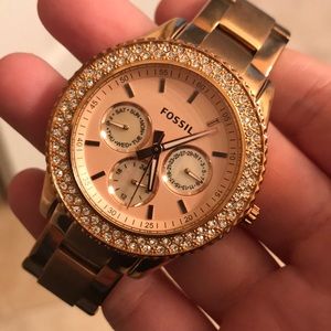 GOLD Fossil Watch